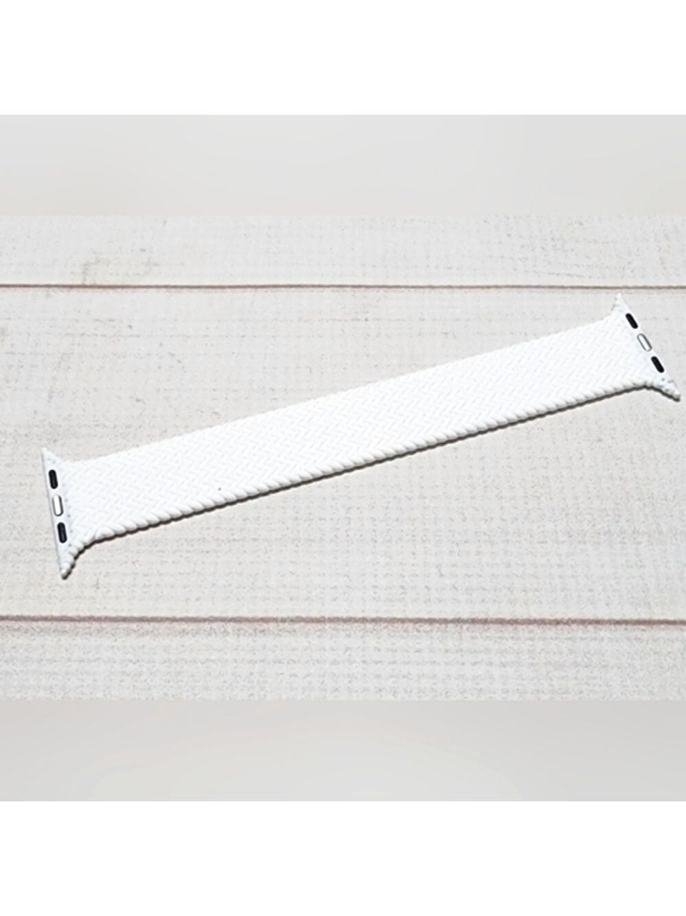 Braided White Solo Loop Strap For Apple Watch 42/44MM - New In Package